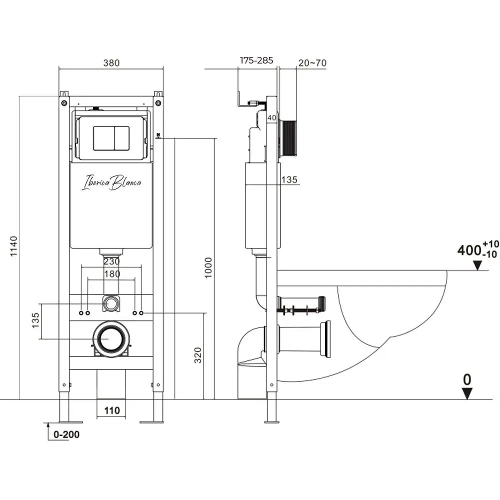 Фото 13 Инсталляция с унитазом комплект Iberica Blanca Tornado безободковый Toledo Alto и клавиша серая нержавеющая сталь IB.001M.TLA.234.1602 Фото 13 Инсталляция с унитазом комплект Iberica Blanca Tornado безободковый Toledo Alto и клавиша серая нержавеющая сталь IB.001M.TLA.234.1602