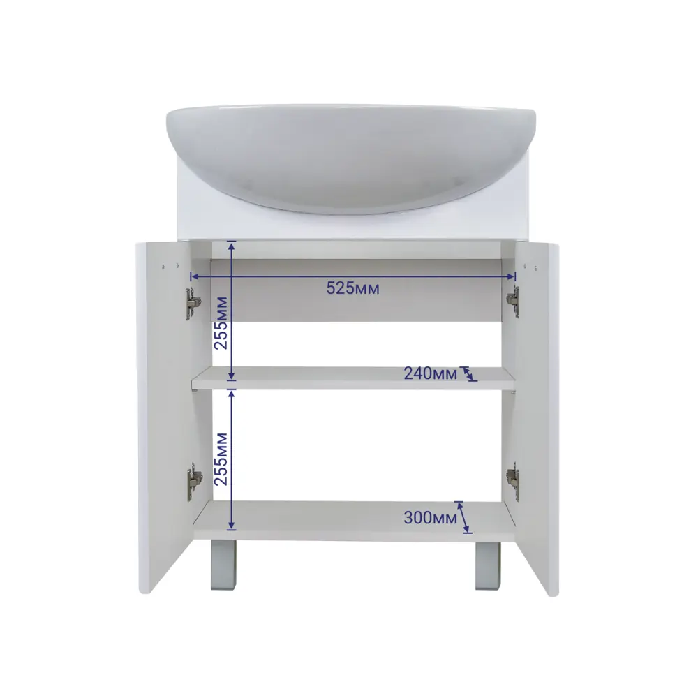 Фото 7 Тумба под раковину напольная Doratiz 8912.502 56см цвет белый Фото 7 Тумба под раковину напольная Doratiz 8912.502 56см цвет белый