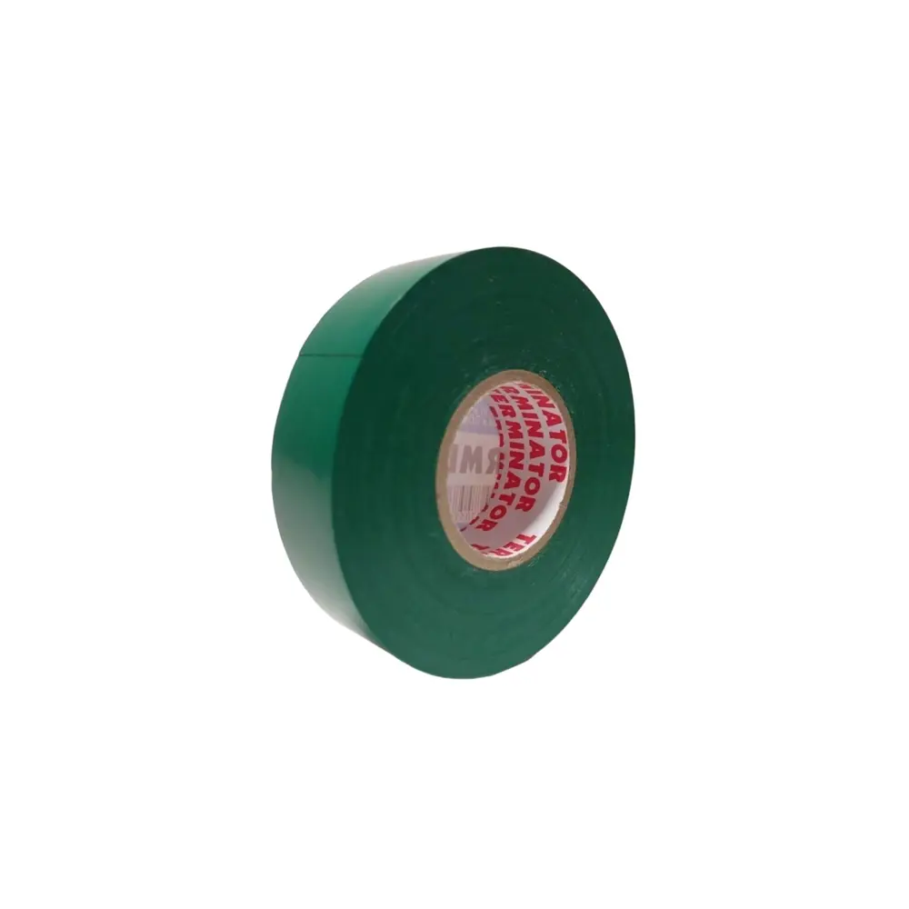 Фото 4 Изоляционная лента Terminator IU1K 0.18x19мм 20м ПВХ зеленый 5шт Фото 4 Изоляционная лента Terminator IU1K 0.18x19мм 20м ПВХ зеленый 5шт