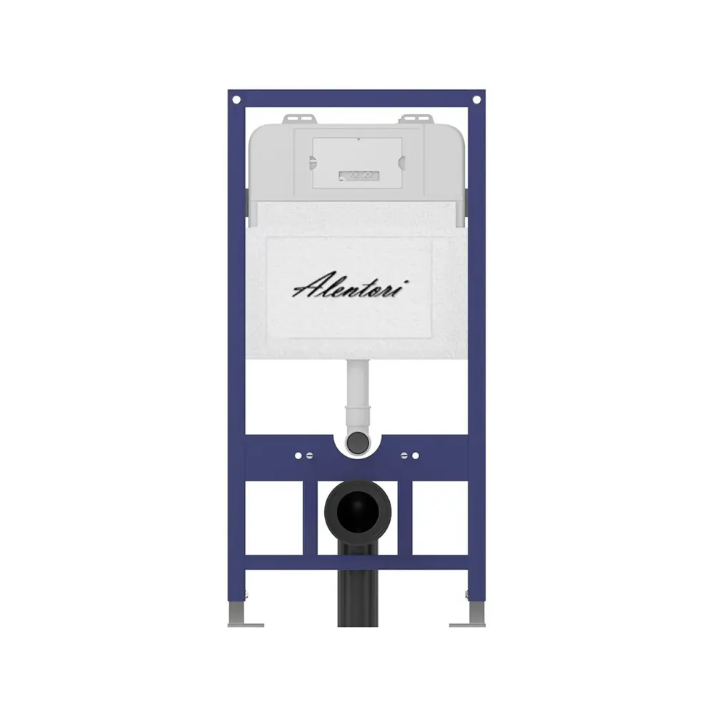 Фото 5 Инсталляция Alentori SISTEMA 52 AL.SIS11T с клавишей Alentori CHIAVE A гл/хром AL.CHI012CH и унитаз Long 52.5x34.5 Vortex матовый белый квадрат Фото 5 Инсталляция Alentori SISTEMA 52 AL.SIS11T с клавишей Alentori CHIAVE A гл/хром AL.CHI012CH и унитаз Long 52.5x34.5 Vortex матовый белый квадрат