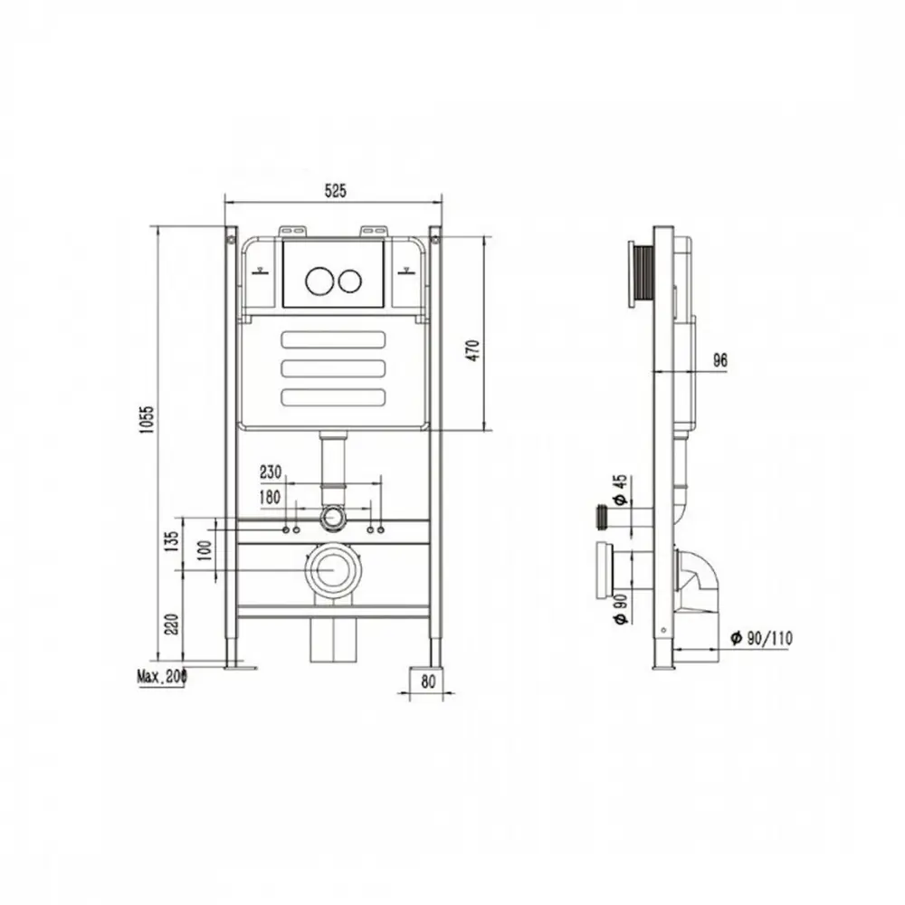 Фото 6 Инсталляция Alentori SISTEMA 50 AL.SIS33T с клавишей смыва Alentori CHIAVE A гл/хром AL.CHI012CH Hansgrohe CreekTide Q унитаз 540x360 белый Фото 6 Инсталляция Alentori SISTEMA 50 AL.SIS33T с клавишей смыва Alentori CHIAVE A гл/хром AL.CHI012CH Hansgrohe CreekTide Q унитаз 540x360 белый