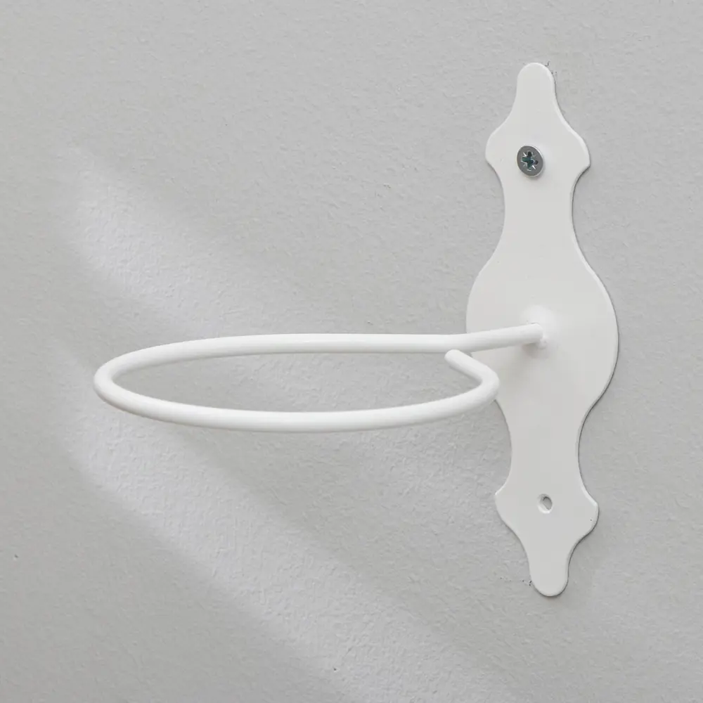 Фото Подвес кашпо Сима-ленд настенный d 13 см белый 6256867