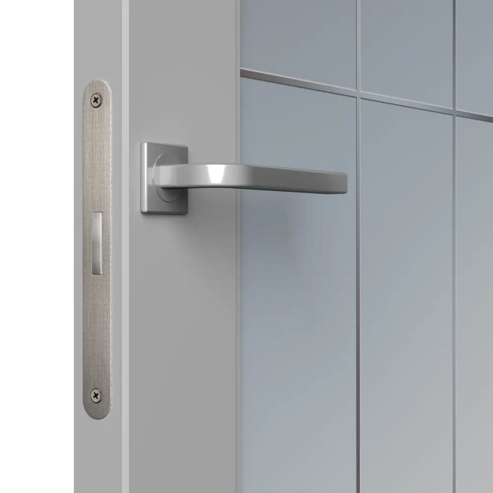 Фото 4 Дверь межкомнатная остекленная Прадо-12 90x200 см эмаль цвет гейнсборо с замком и петлями Фото 4 Дверь межкомнатная остекленная Прадо-12 90x200 см эмаль цвет гейнсборо с замком и петлями