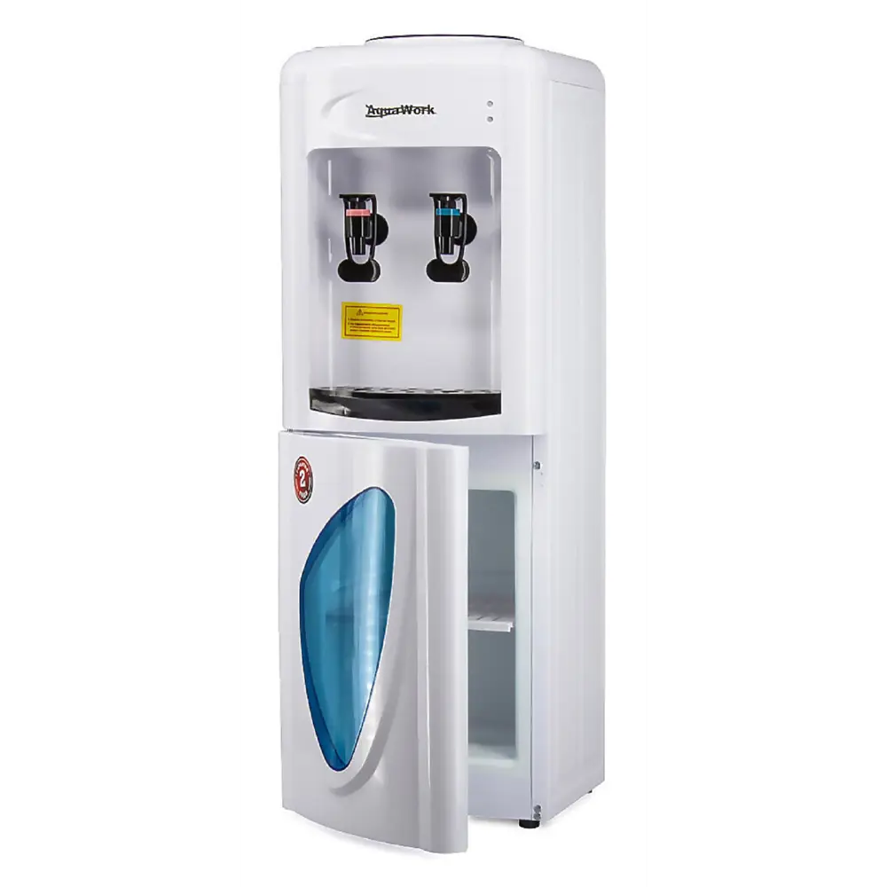 Фото 2 Кулер Aqua work 1435639 напольный компрессорный белый Фото 2 Кулер Aqua work 1435639 напольный компрессорный белый