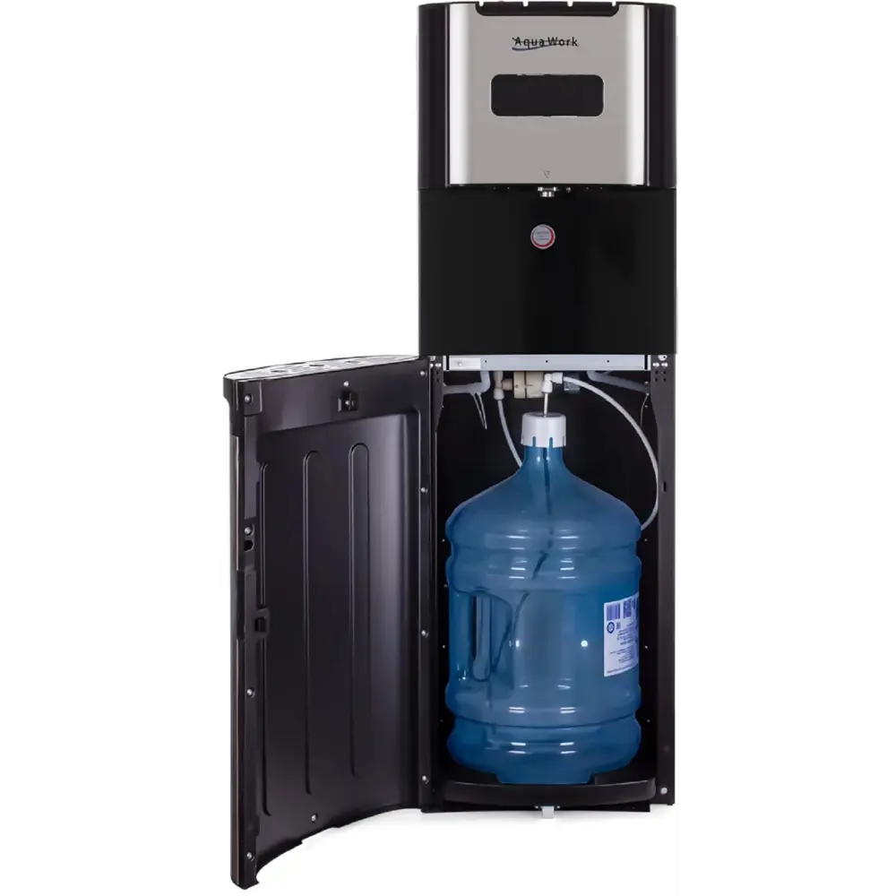 Фото 4 Кулер Aqua work 2088355 напольный электронный черный Фото 4 Кулер Aqua work 2088355 напольный электронный черный