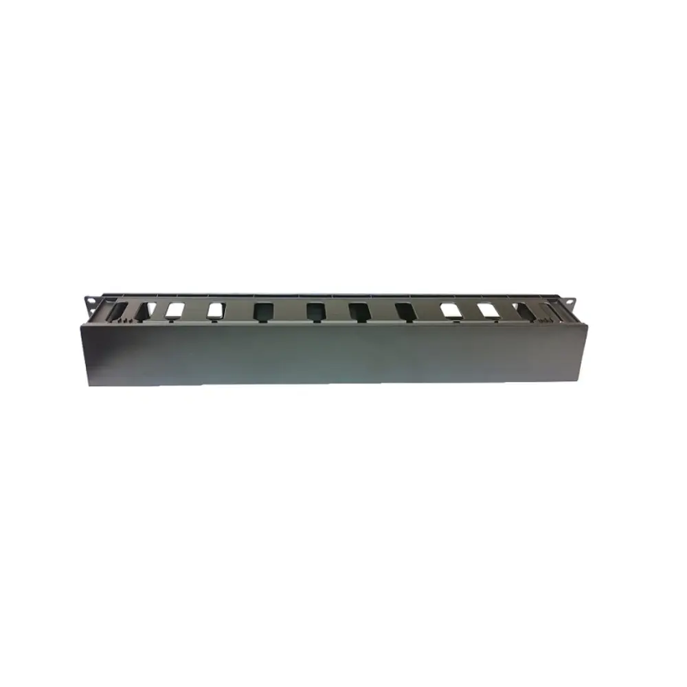 Фото Кабельный организатор Filum FL-CMC-1U-PL-BK 19" 1U горизонтальный с крышкой 87 мм черный Фото Кабельный организатор Filum FL-CMC-1U-PL-BK 19" 1U горизонтальный с крышкой 87 мм черный