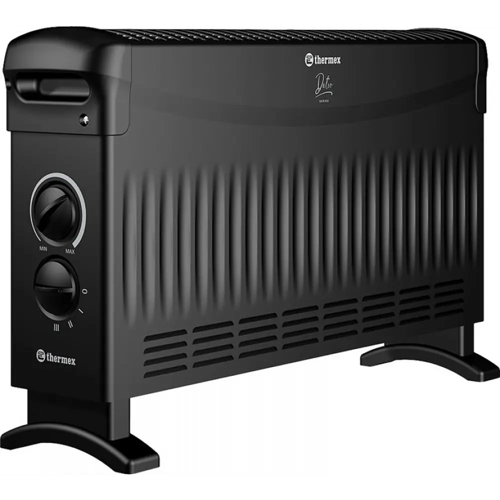 Фото Конвектор электрический Thermex Dateo 2000 Black с механическим термостатом 2000 Вт черный Фото Конвектор электрический Thermex Dateo 2000 Black с механическим термостатом 2000 Вт черный