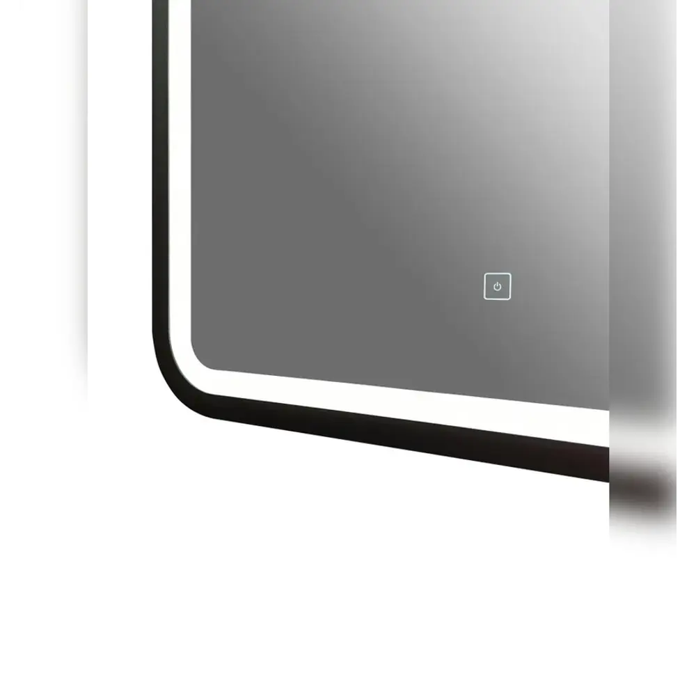 Фото 2 Зеркало Apeggo Camilla Led 60x80 см с подсветкой и подогревом черный Фото 2 Зеркало Apeggo Camilla Led 60x80 см с подсветкой и подогревом черный