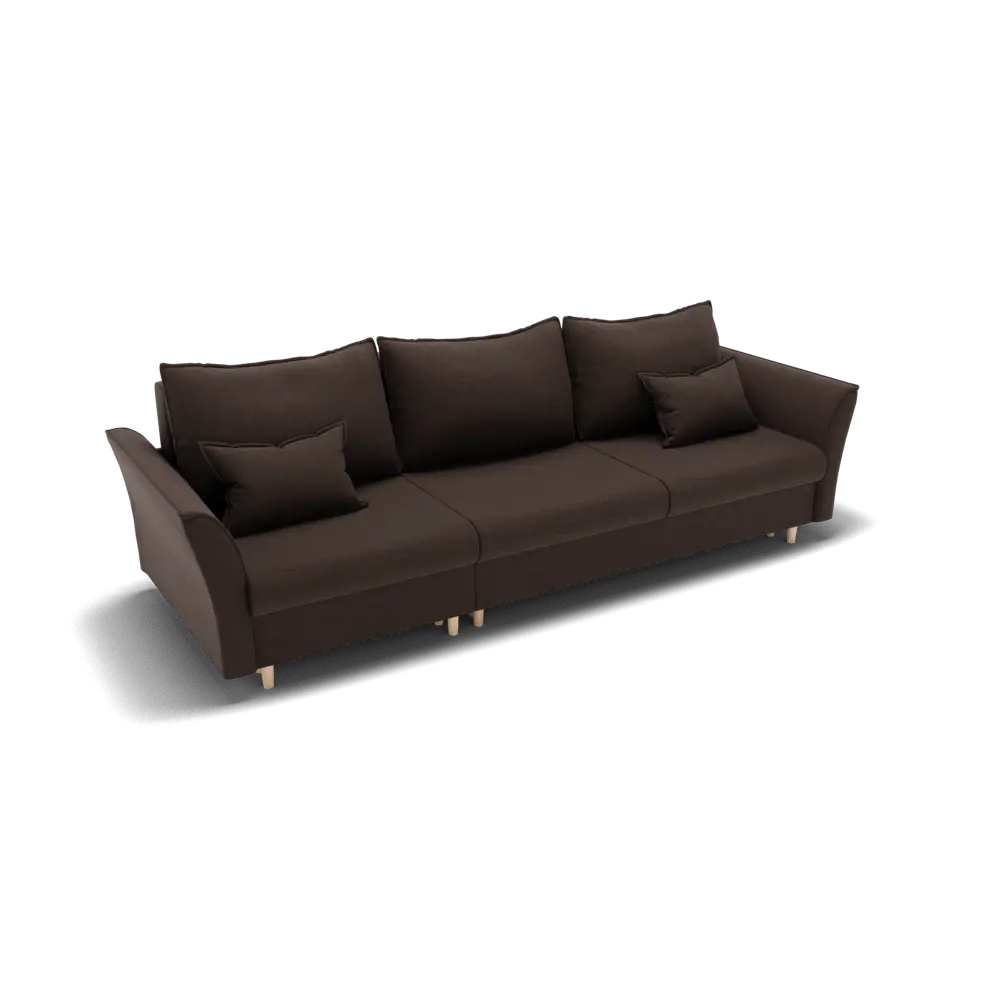 Фото Диван раскладной Золотое руно 105x93x66 см ткань цвет шоколадный 1043 Фото Диван раскладной Золотое руно 105x93x66 см ткань цвет шоколадный 1043