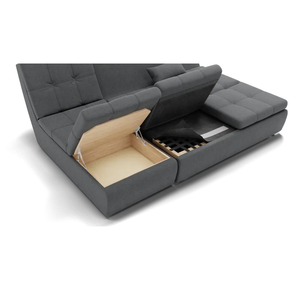 Фото 5 Диван прямой Золотое руно 171x100x65 см ткань цвет серый Фото 5 Диван прямой Золотое руно 171x100x65 см ткань цвет серый