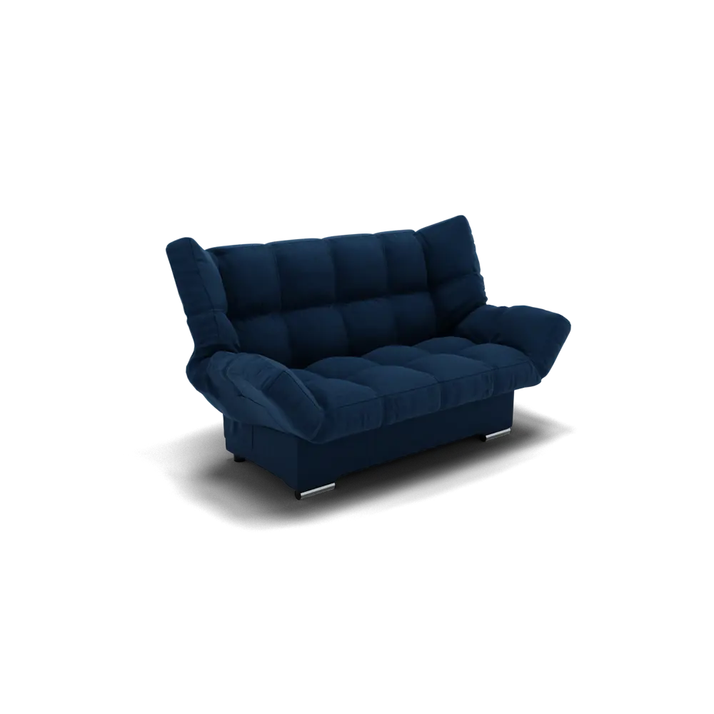 Фото Диван прямой Золотое руно 100x100x63 см ткань цвет синий Фото Диван прямой Золотое руно 100x100x63 см ткань цвет синий