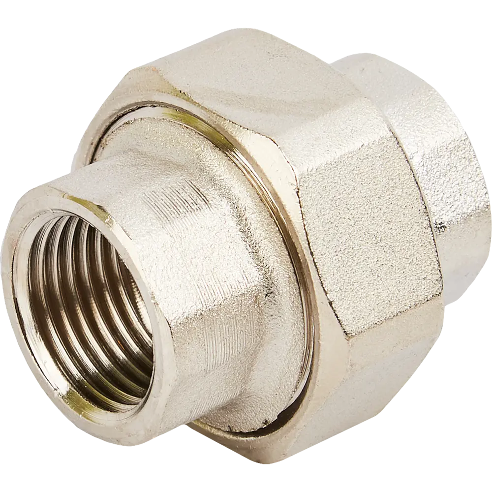 Фото 2 Сгон прямой американка Stout 1/2"x1/2" ВР латунь SFT-0034-000012