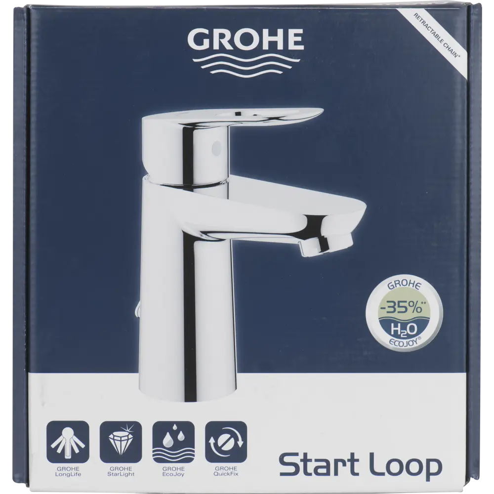 Фото 18 Смеситель для раковины Grohe Startloop однорычажный цвет хром Фото 18 Смеситель для раковины Grohe Startloop однорычажный цвет хром