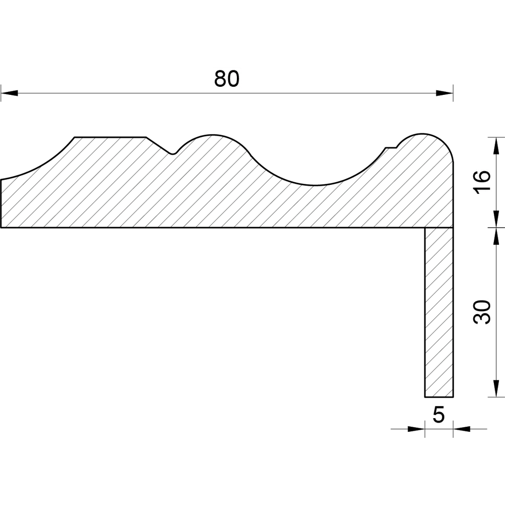 Фото Наличник Волна телескопический 2500x80x16 мм эмаль цвет белый (5 шт.) Фото Наличник Волна телескопический 2500x80x16 мм эмаль цвет белый (5 шт.)
