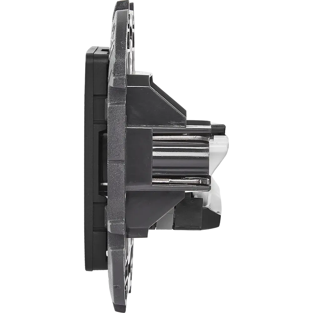 Фото 3 Розетка компьютерная RJ45 категория 5e UTP - Lexman Lilian - антрацит Фото 3 Розетка компьютерная RJ45 категория 5e UTP - Lexman Lilian - антрацит
