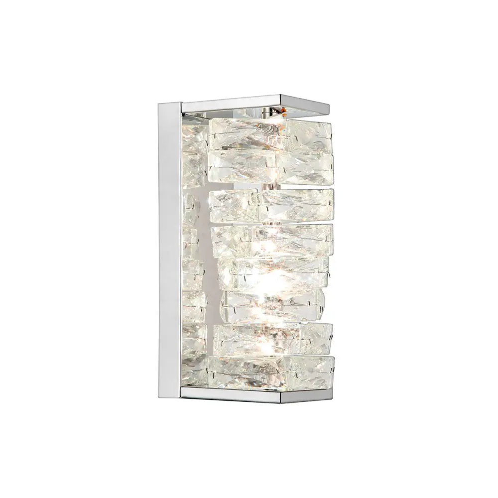 Фото 2 Настенный светильник светодиодный LED 12W 3000 К+4000К+6000К К5 кристалл 260мм CR.0505-260-1-W-CH Фото 2 Настенный светильник светодиодный LED 12W 3000 К+4000К+6000К К5 кристалл 260мм CR.0505-260-1-W-CH