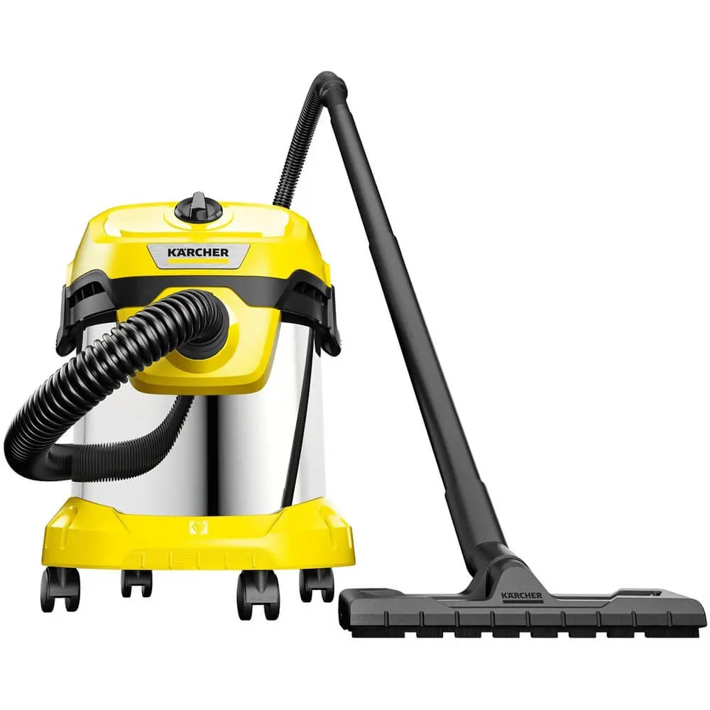 Фото 3 Пылесос с контейнером Karcher Wd 2 plus s v-15/4/18 1000 Вт 15 л цвет жёлтый / золотой Фото 3 Пылесос с контейнером Karcher Wd 2 plus s v-15/4/18 1000 Вт 15 л цвет жёлтый / золотой