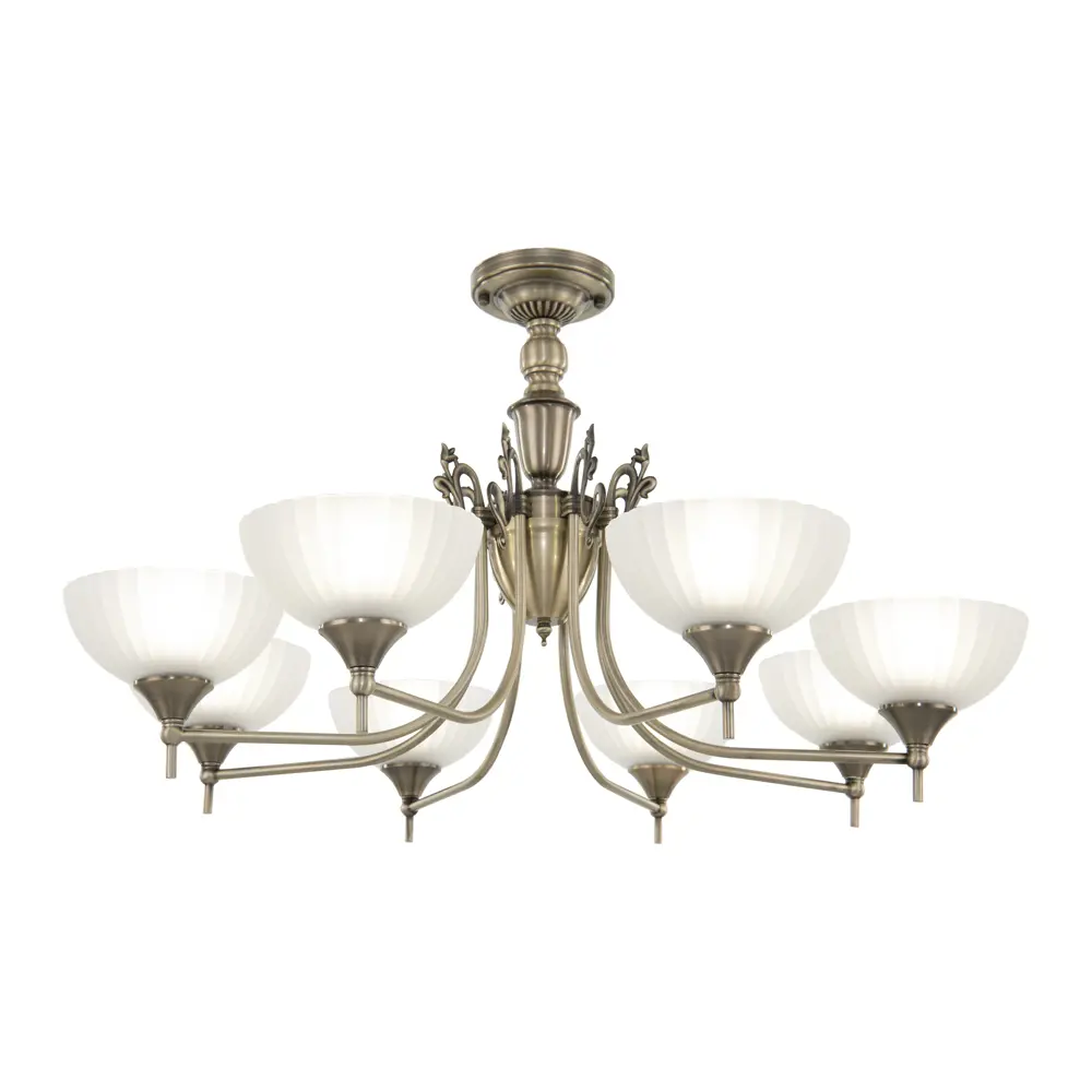 Фото Люстра потолочная Arte milano Am340049/8 ab 8 ламп 16 м² цвет бронза Фото Люстра потолочная Arte milano Am340049/8 ab 8 ламп 16 м² цвет бронза