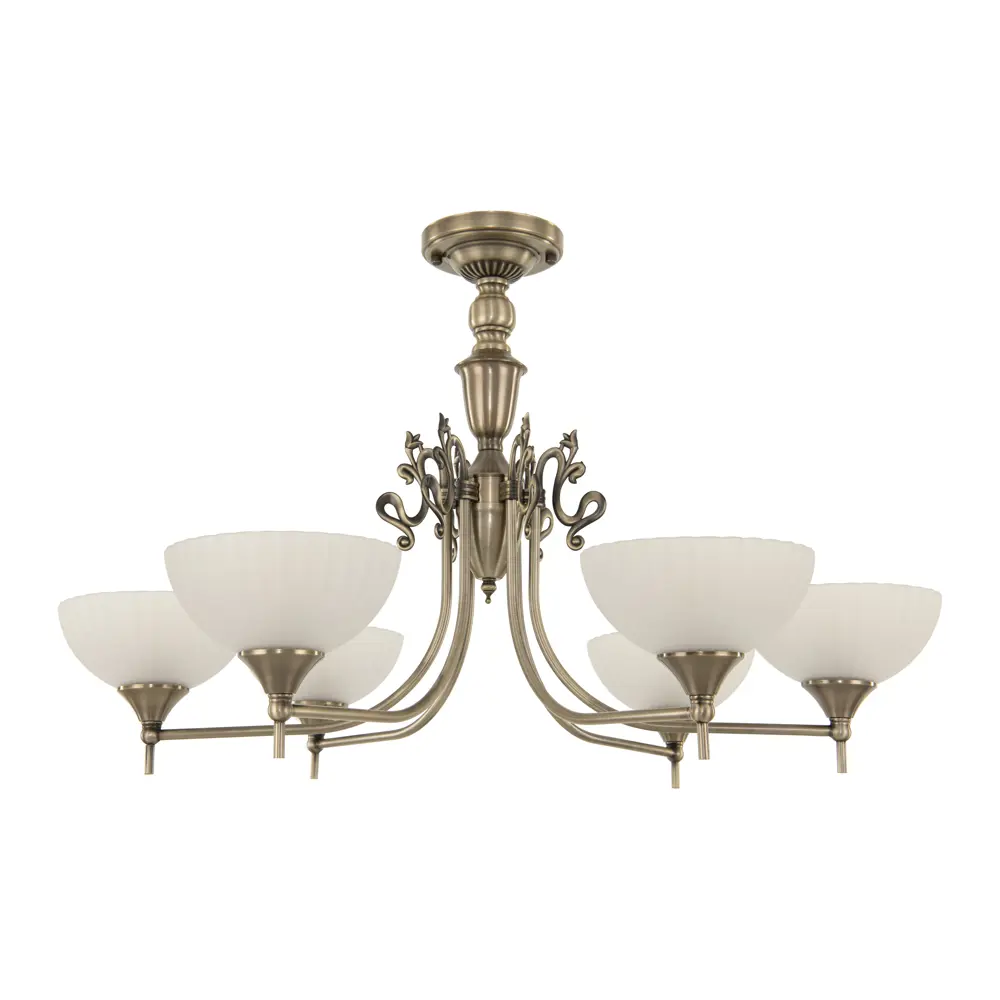 Фото Люстра потолочная Arte milano Am340049/6 ab 6 ламп 12 м² цвет бронза Фото Люстра потолочная Arte milano Am340049/6 ab 6 ламп 12 м² цвет бронза