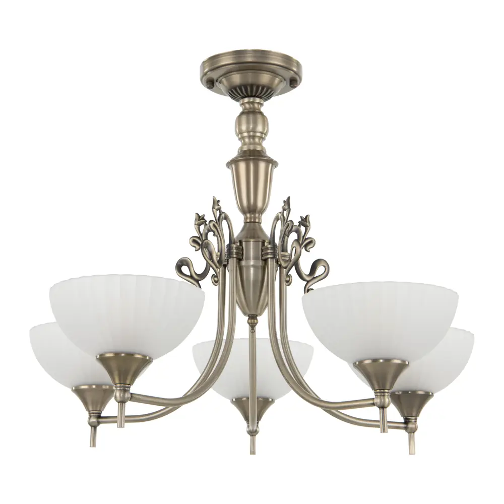 Фото Люстра потолочная Arte milano Am340049/5 ab 5 ламп 10 м² цвет бронза Фото Люстра потолочная Arte milano Am340049/5 ab 5 ламп 10 м² цвет бронза