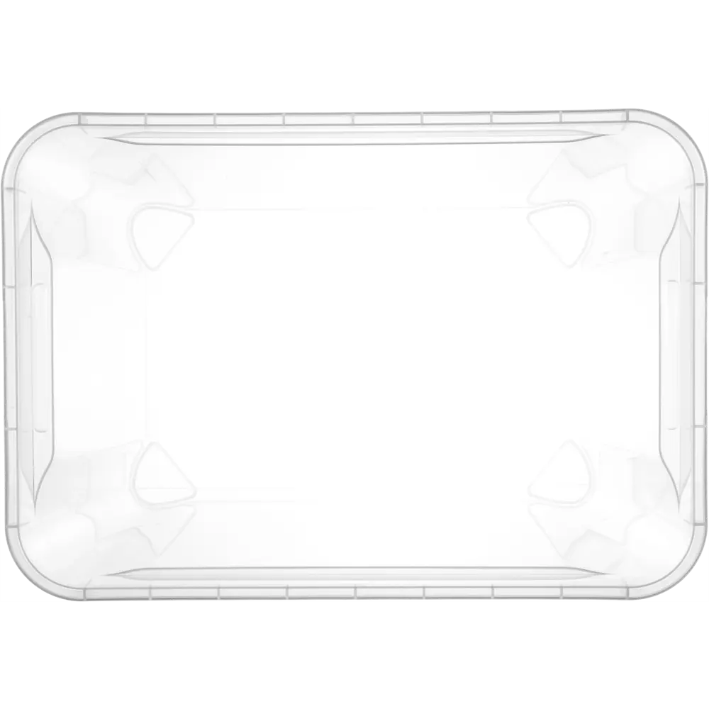 Фото 3 Ящик Кристалл XL 55.5x43.5x39 см 70 л пластик с крышкой цвет прозрачный Фото 3 Ящик Кристалл XL 55.5x43.5x39 см 70 л пластик с крышкой цвет прозрачный