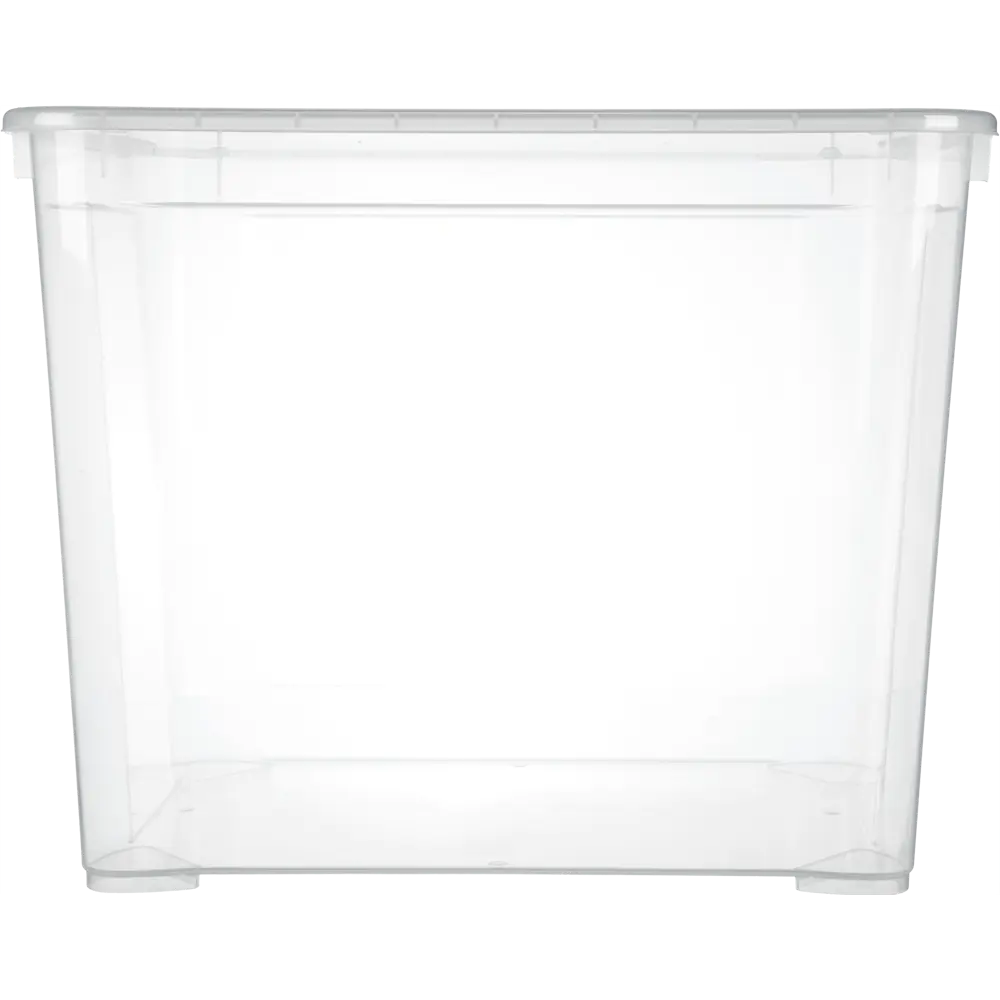 Фото 5 Ящик Кристалл XL 55.5x43.5x39 см 70 л пластик с крышкой цвет прозрачный Фото 5 Ящик Кристалл XL 55.5x43.5x39 см 70 л пластик с крышкой цвет прозрачный