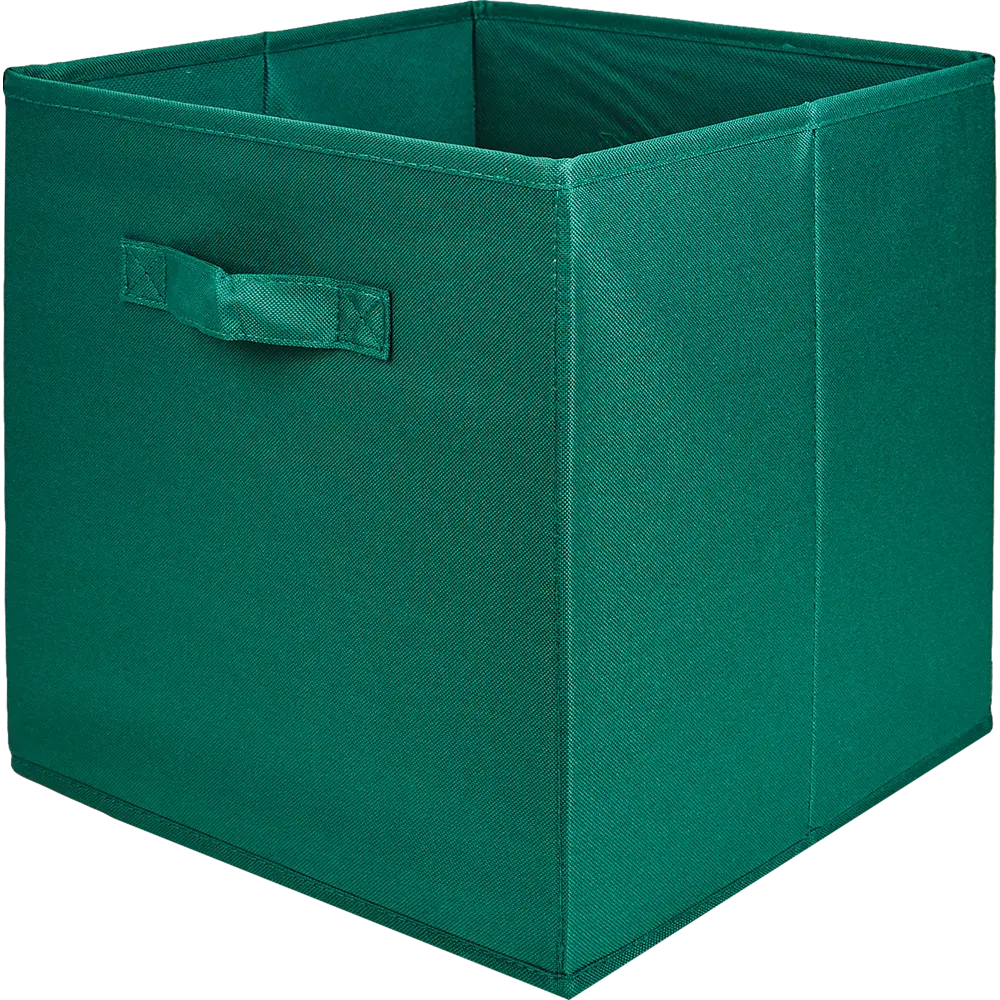 Фото 2 Короб Spaceo KUB 31x31x31 см 29.7 л полипропилен цвет зеленый Фото 2 Короб Spaceo KUB 31x31x31 см 29.7 л полипропилен цвет зеленый