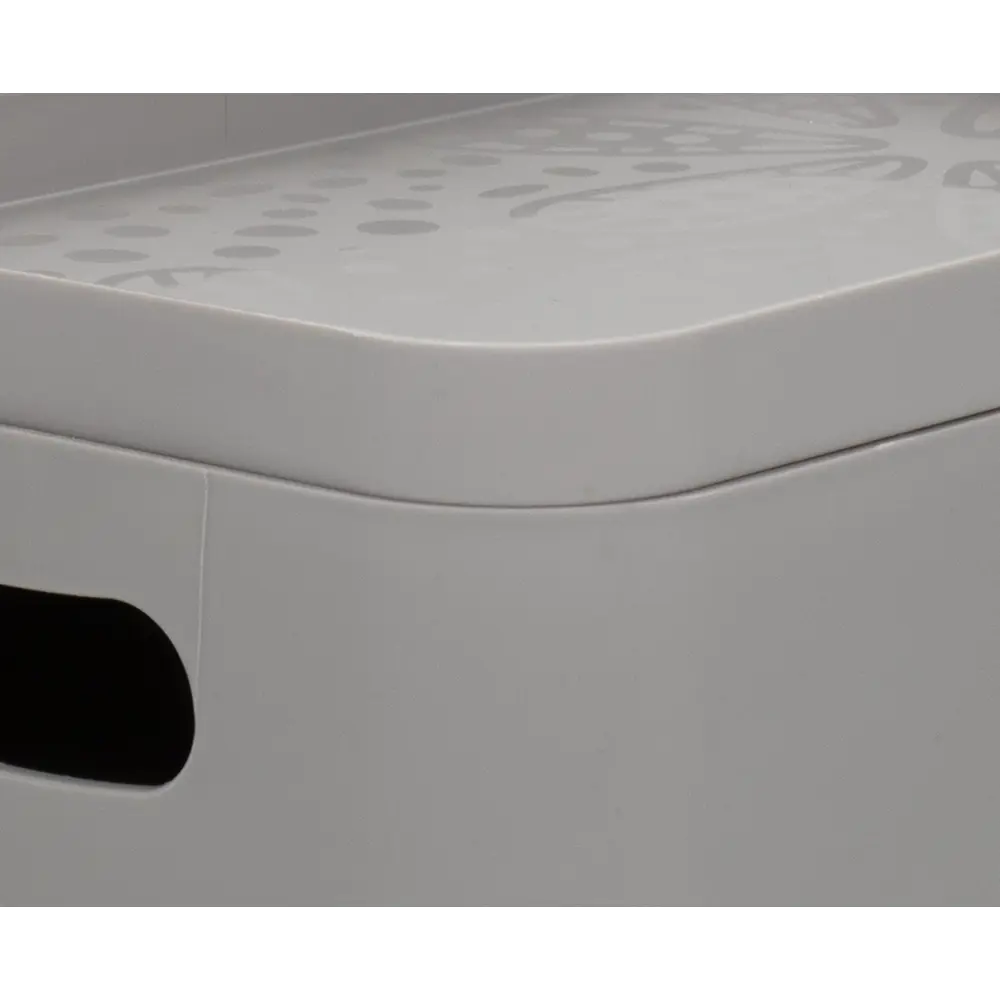 Фото 4 Органайзер для хранения Berossi 16x13x23 см 2.4 л пластик цвет серый Фото 4 Органайзер для хранения Berossi 16x13x23 см 2.4 л пластик цвет серый