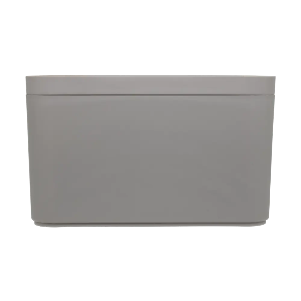 Фото 6 Органайзер для хранения Berossi 16x13x23 см 2.4 л пластик цвет серый Фото 6 Органайзер для хранения Berossi 16x13x23 см 2.4 л пластик цвет серый