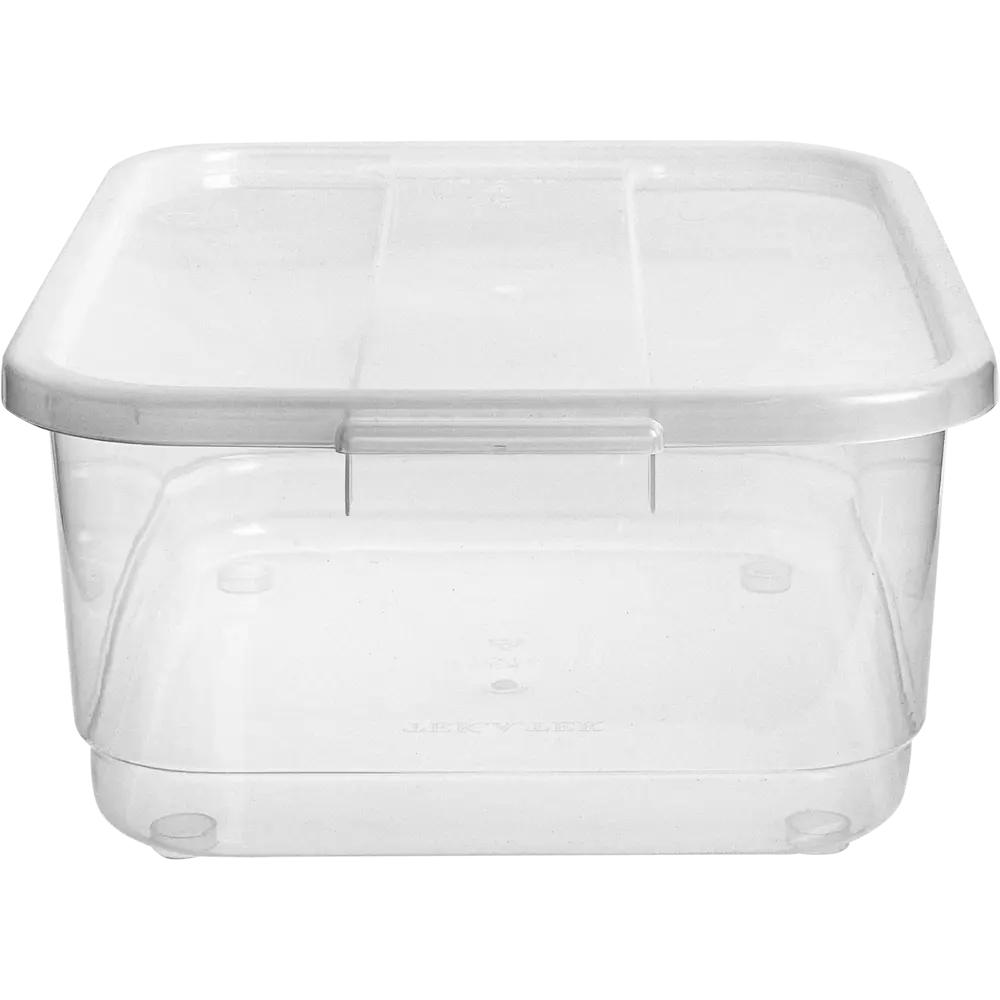 Фото 4 Ящик 42x16.5x32 см полипропилен с крышкой цвет прозрачный Фото 4 Ящик 42x16.5x32 см полипропилен с крышкой цвет прозрачный