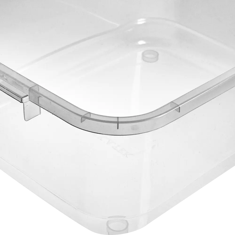 Фото 5 Ящик 42x16.5x32 см полипропилен с крышкой цвет прозрачный Фото 5 Ящик 42x16.5x32 см полипропилен с крышкой цвет прозрачный