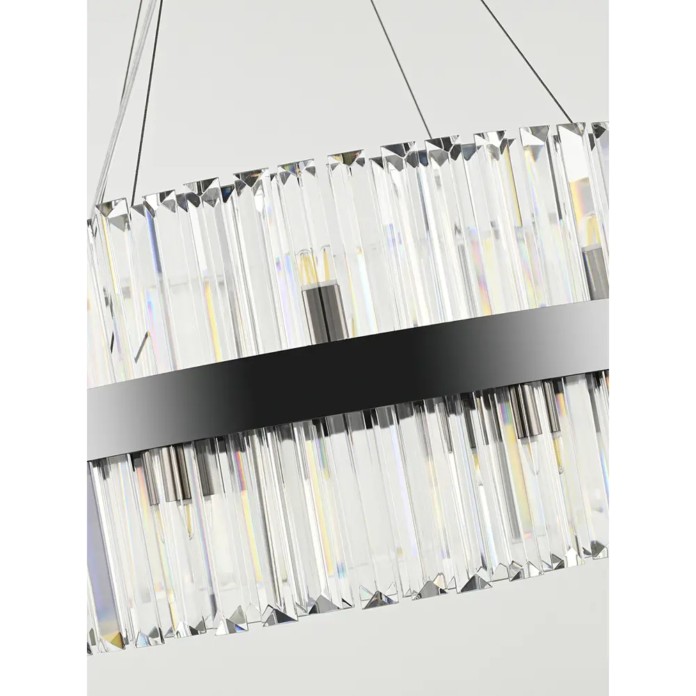 Фото 7 Люстра подвесная Arte milano Fiamma 440110.460.12.g9.b1-bk 12 ламп 24 м² цвет черный Фото 7 Люстра подвесная Arte milano Fiamma 440110.460.12.g9.b1-bk 12 ламп 24 м² цвет черный