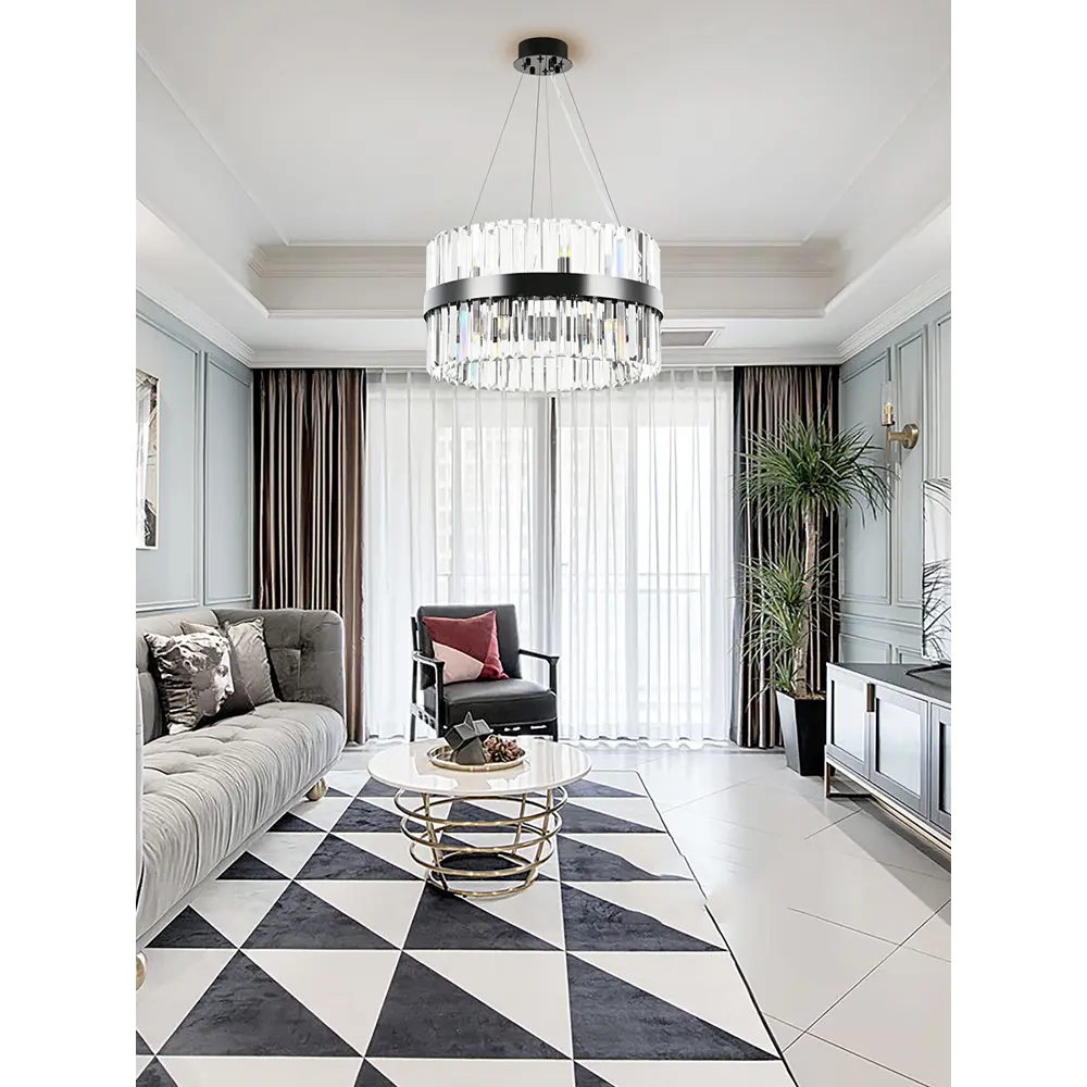 Фото 2 Люстра подвесная Arte milano Fiamma 440110.460.12.g9.b1-bk 12 ламп 24 м² цвет черный Фото 2 Люстра подвесная Arte milano Fiamma 440110.460.12.g9.b1-bk 12 ламп 24 м² цвет черный