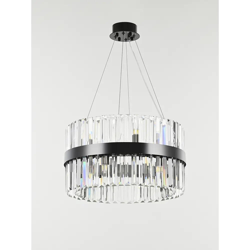 Фото 4 Люстра подвесная Arte milano Fiamma 440110.460.12.g9.b1-bk 12 ламп 24 м² цвет черный Фото 4 Люстра подвесная Arte milano Fiamma 440110.460.12.g9.b1-bk 12 ламп 24 м² цвет черный