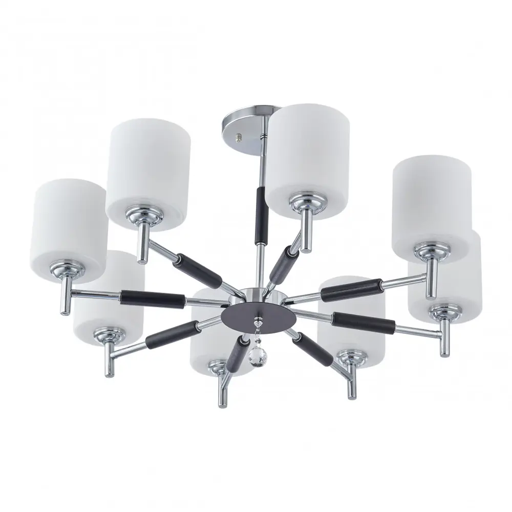 Фото Люстра потолочная Arte milano Napoli-332220/8 cr 8 ламп 16 м² цвет хром