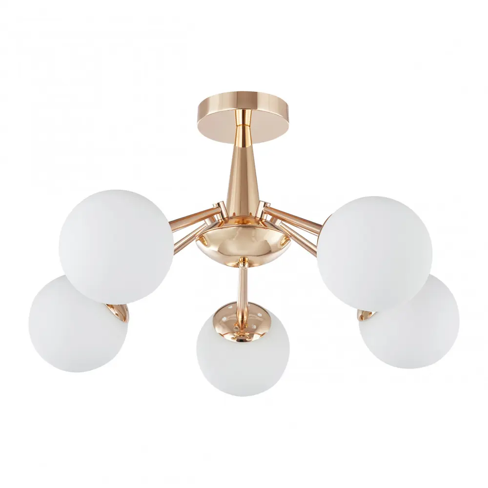 Фото Люстра потолочная Arte milano Napoli-8654 338654/5 fgd 5 ламп 10 м² цвет золото