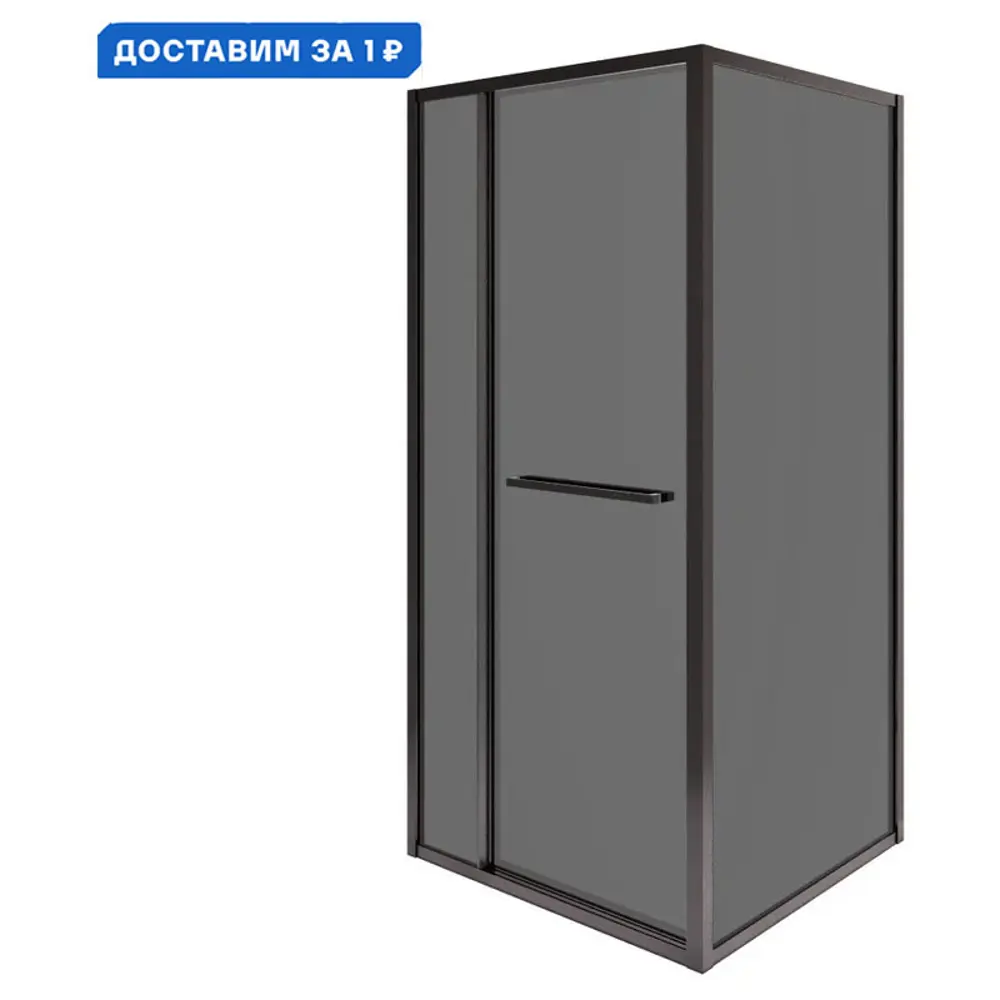 Фото Душевой уголок Rgw Leipzig 663923 прямоугольный 120x90см черный профиль эффект стекла без покрытия