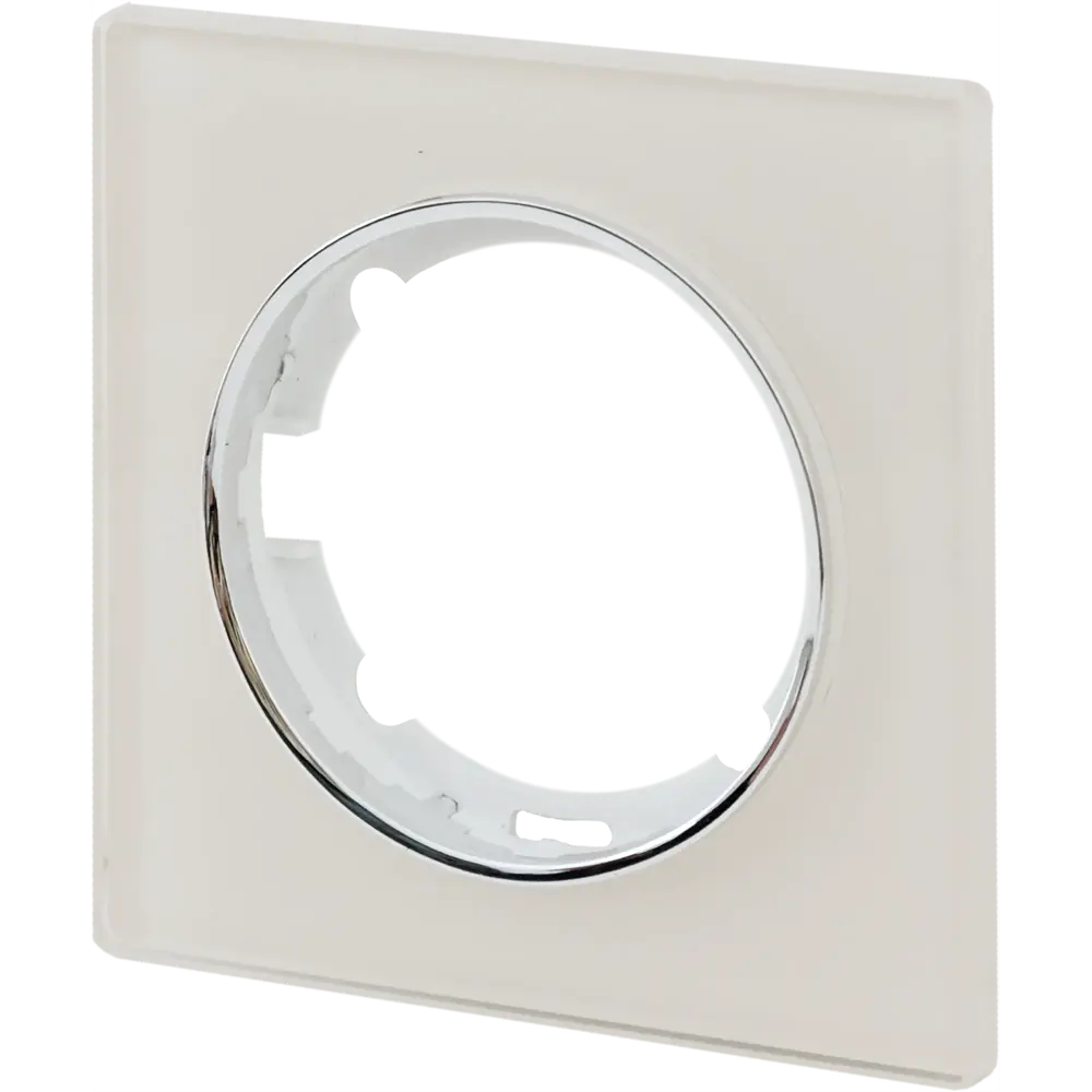 Фото 2 Рамка для розеток и выключателей Onekeyelectro Florence 1 пост цвет бежевый Фото 2 Рамка для розеток и выключателей Onekeyelectro Florence 1 пост цвет бежевый