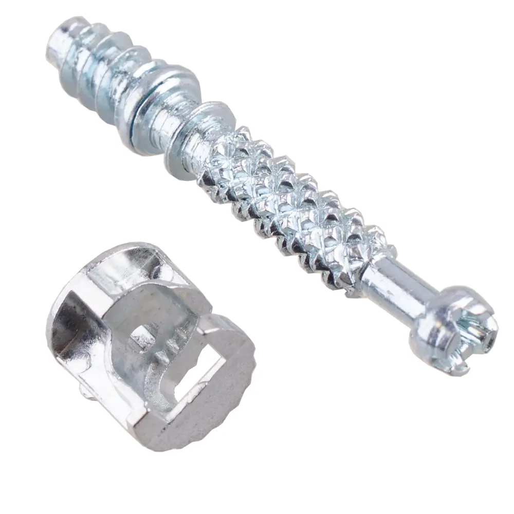 Фото 2 Набор эксцентриковых стяжек 12x34 мм сталь цвет серебро 4 шт. Фото 2 Набор эксцентриковых стяжек 12x34 мм сталь цвет серебро 4 шт.