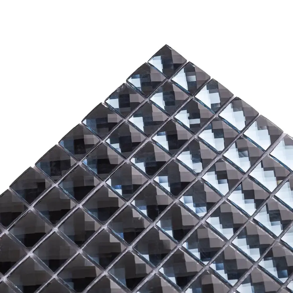 Фото 2 Мозаика стеклянная Керамоград F2x11_20 30x30 см цвет серый/серебристый Фото 2 Мозаика стеклянная Керамоград F2x11_20 30x30 см цвет серый/серебристый