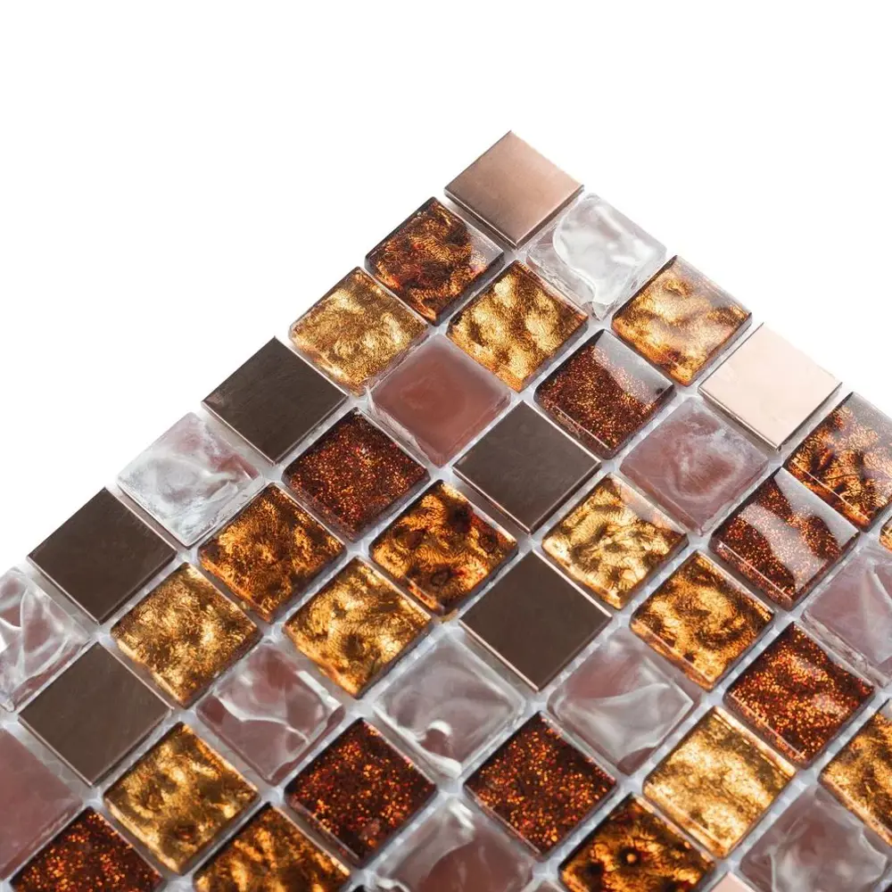 Фото 3 Мозаика стеклянная Керамоград 012_15 30x30 см цвет коричневый Фото 3 Мозаика стеклянная Керамоград 012_15 30x30 см цвет коричневый