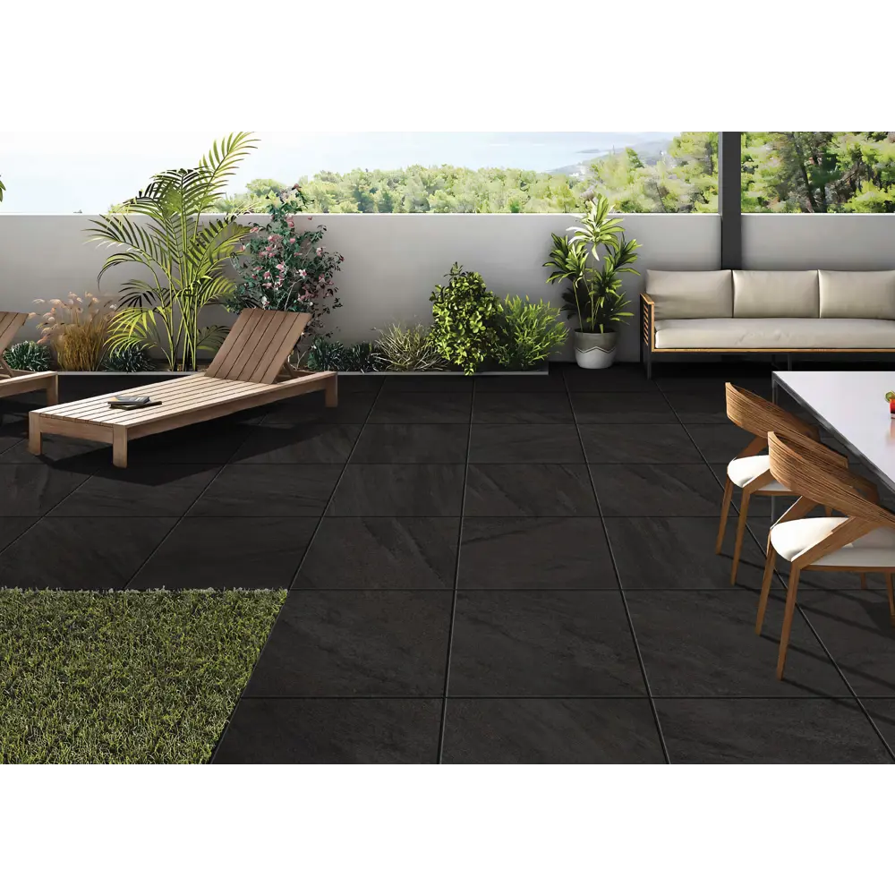Фото 2 Керамогранит Kerlife Volt Black 60x60см цвет черный Фото 2 Керамогранит Kerlife Volt Black 60x60см цвет черный