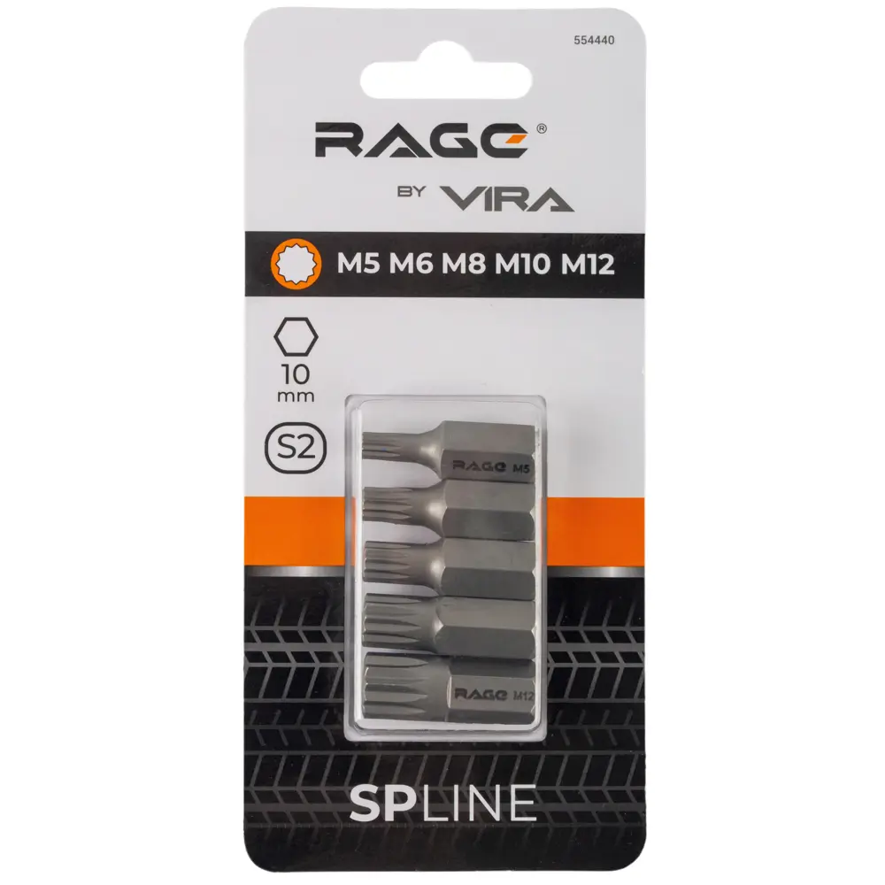 Фото 6 Набор бит Rage Spline 554440, 5 шт. Фото 6 Набор бит Rage Spline 554440, 5 шт.