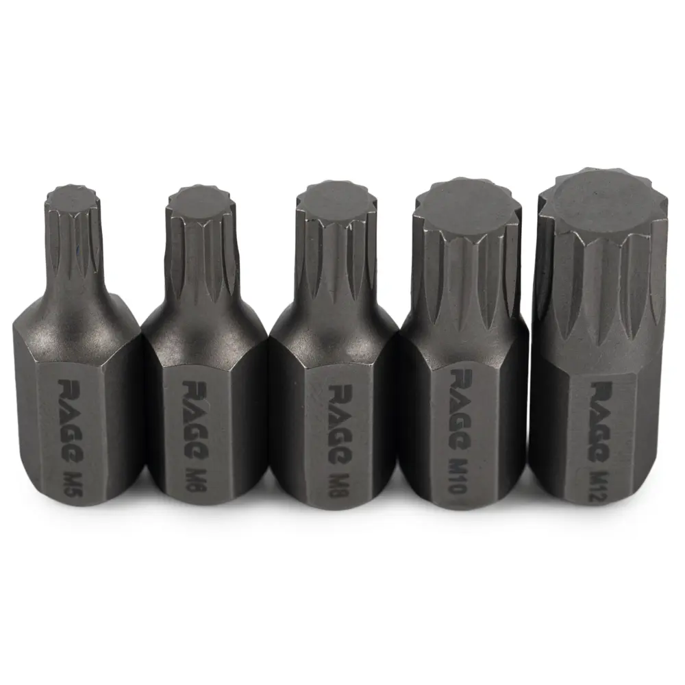 Фото Набор бит Rage Spline 554440, 5 шт. Фото Набор бит Rage Spline 554440, 5 шт.