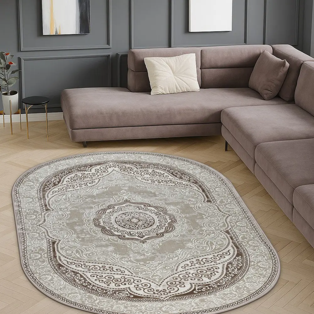 Фото 5 Ковер Avalon Carpet Rimma Lux 36868K полипропилен 120x170 см Oval Cream / Beige Фото 5 Ковер Avalon Carpet Rimma Lux 36868K полипропилен 120x170 см Oval Cream / Beige