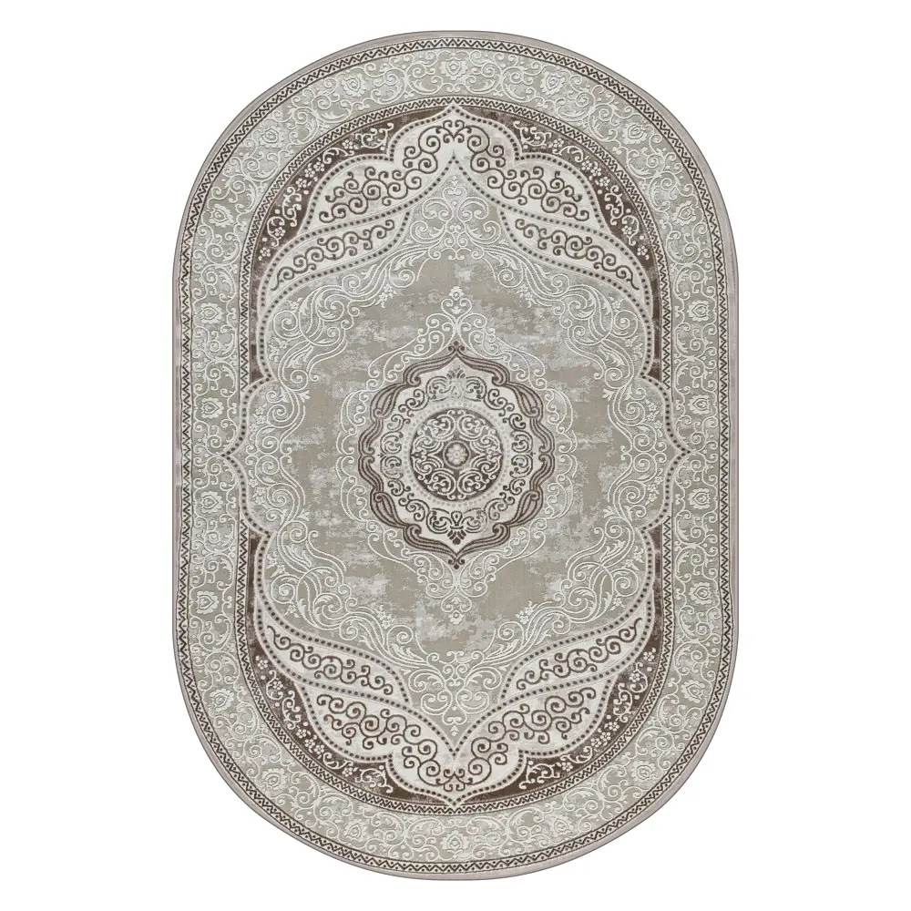 Фото 2 Ковер Avalon Carpet Rimma Lux 36868K полипропилен 80x150 см Oval Cream / Beige Фото 2 Ковер Avalon Carpet Rimma Lux 36868K полипропилен 80x150 см Oval Cream / Beige