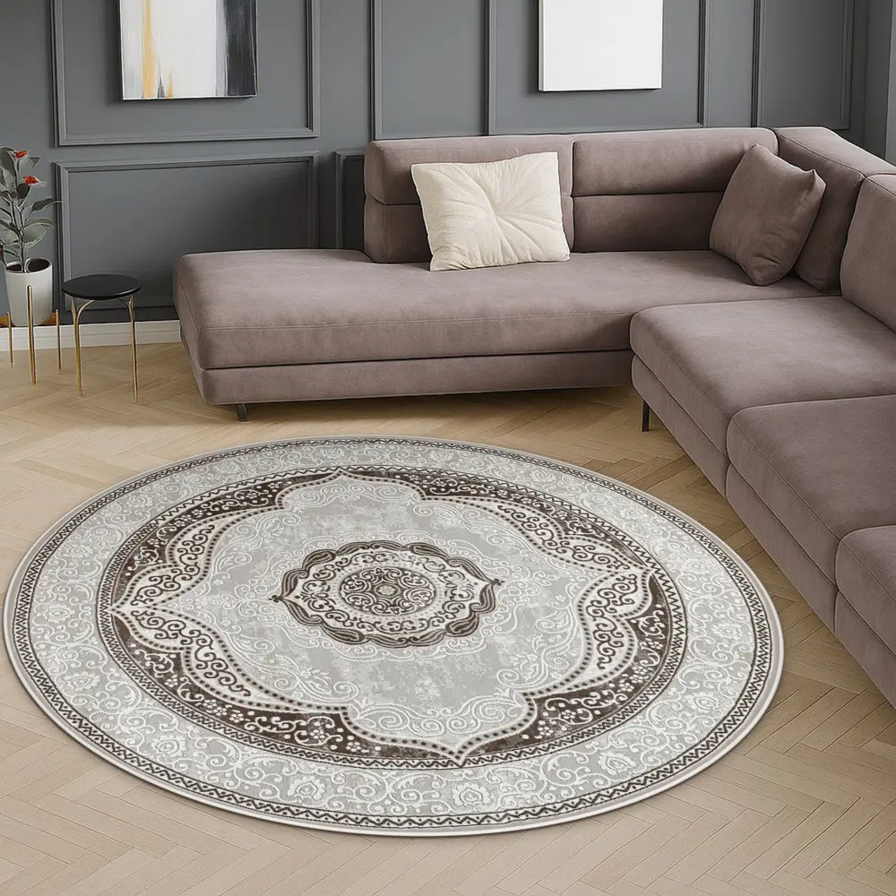 Фото 5 Ковер Avalon Carpet Rimma Lux 36868K полипропилен 200x200 см Daire Cream / Beige Фото 5 Ковер Avalon Carpet Rimma Lux 36868K полипропилен 200x200 см Daire Cream / Beige