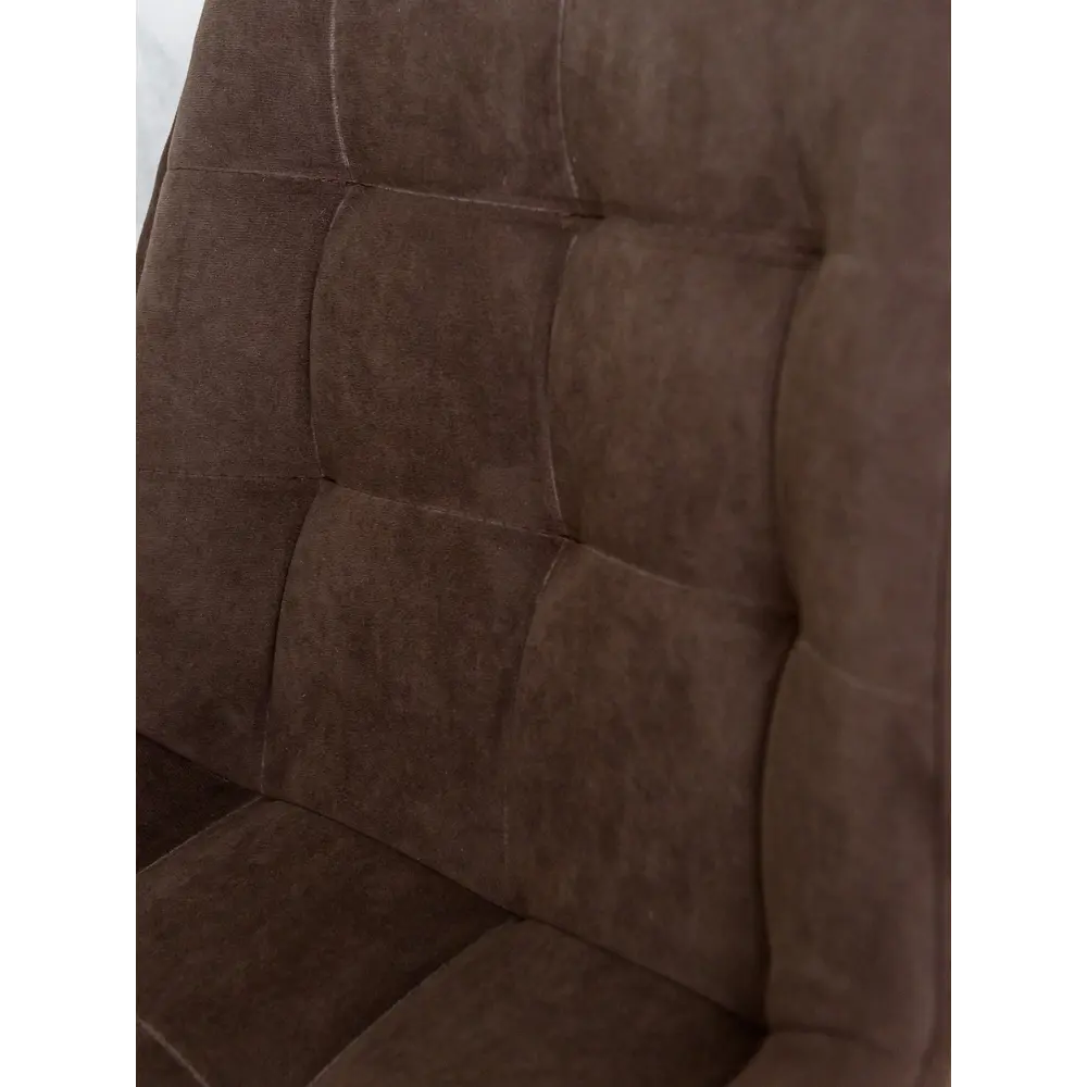 Фото 4 Поворотные стулья для кухни Русский стул Бентли 2 шт цвет коричневый с черными ножками