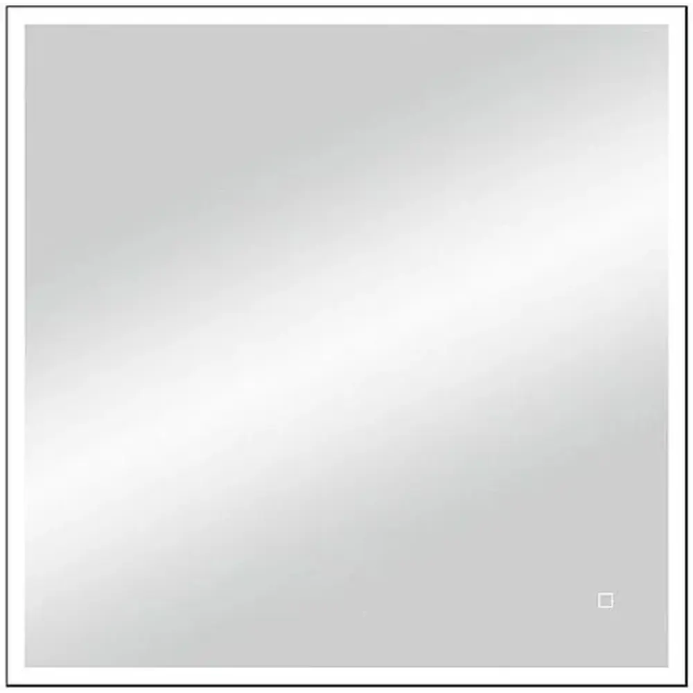 Фото Зеркало для ванной Apeggo Jazmin Led GG90258BL 80x80 с подсветкой реверсивное крепление, черный Фото Зеркало для ванной Apeggo Jazmin Led GG90258BL 80x80 с подсветкой реверсивное крепление, черный