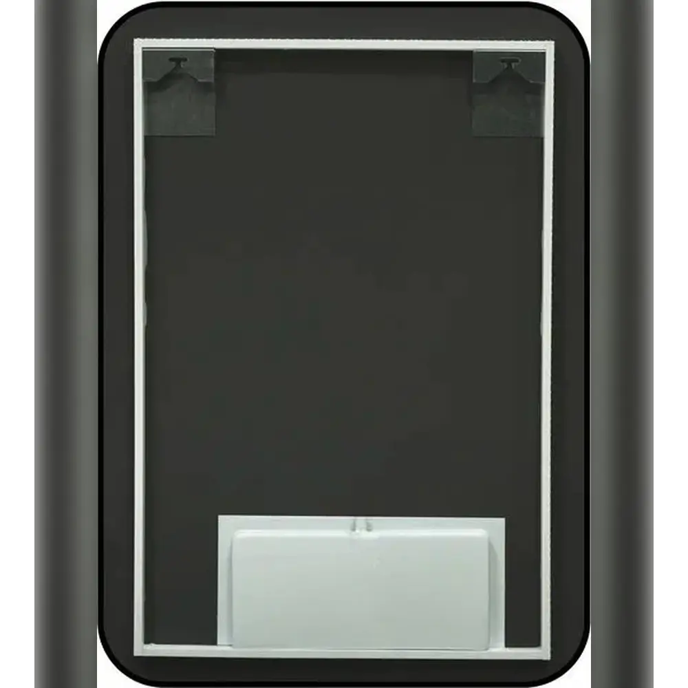 Фото 4 Зеркало для ванной Apeggo Leandra Led GG90277 50x70 с фоновой подсветкой, черной окантовкой, функцией антизапотевания Фото 4 Зеркало для ванной Apeggo Leandra Led GG90277 50x70 с фоновой подсветкой, черной окантовкой, функцией антизапотевания